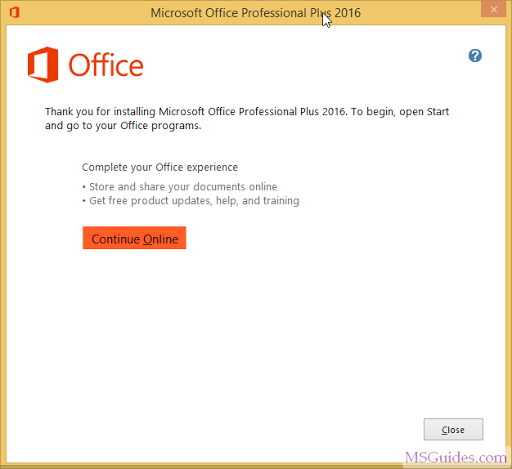 activate microsoft office 2016 free